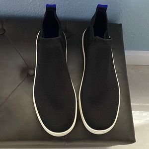Rothy's The Chelsea Sneaker Bootie Black Slip on Women's Size 9